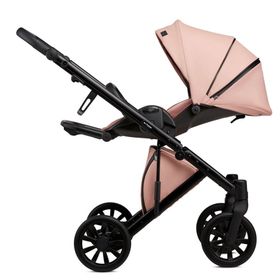 Anex E/type Şeftali Rengi Seyahat Sistem Koyu Pembe Bebek Arabası