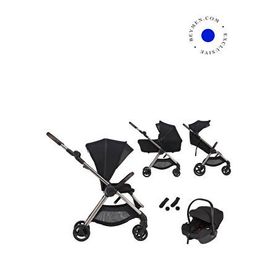 Anex IQ Premium Smoky Seyahat Sistem Siyah Bebek Arabası
