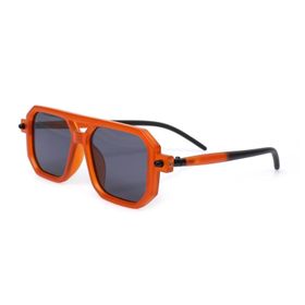 Angel Eyes AE-1013C6 Dikdörtgen Turuncu Çerçeveli Unisex Güneş Gözlüğü