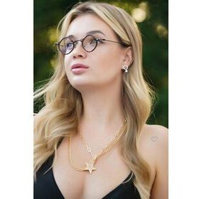 Angel Eyes AE-2164C5 Geometrik Leopar Çerçeveli Unisex Güneş Gözlüğü