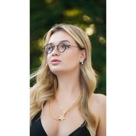 Angel Eyes AE-2164C5 Geometrik Leopar Çerçeveli Unisex Güneş Gözlüğü