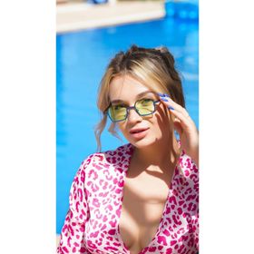 Angel Eyes AE-7751C26 Dikdörtgen Siyah-Lacivert Çerçeveli Unisex Güneş Gözlüğü