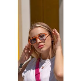 Angel Eyes AE-GM2022C4 Dikdörtgen Turuncu Unisex Güneş Gözlüğü