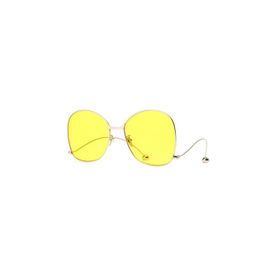 Angel Eyes AE1631NC16B2147 Geometrik Sarı Kadın Güneş Gözlüğü