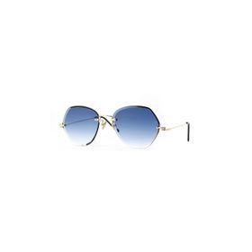 Angel Eyes AE1752C3B2916 Geometrik Mavi Kadın Güneş Gözlüğü