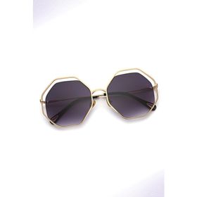 Angel Eyes AE1782C1B3109 Geometrik Siyah Kadın Güneş Gözlüğü