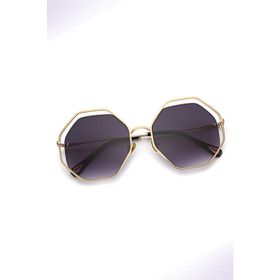 Angel Eyes AE1782C1B3109 Geometrik Siyah Kadın Güneş Gözlüğü