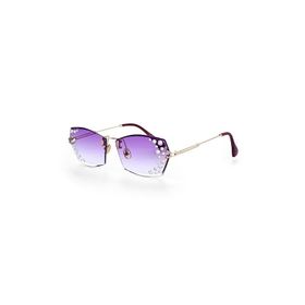 Angel Eyes AE1840C6B3984 Dikdörtgen Mor Kadın Güneş Gözlüğü