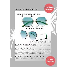 Angel Eyes AE1844C4B4161 Yeşil Kadın Güneş Gözlüğü