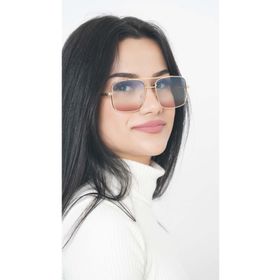 Angel Eyes AE1881YC12B4557 Dikdörtgen Mavi Kadın Güneş Gözlüğü