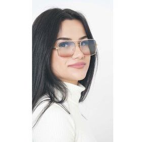 Angel Eyes AE1881YC12B4557 Dikdörtgen Mavi Kadın Güneş Gözlüğü