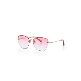 Angel Eyes AE2005C4B4454 Pembe Altın Renk Çerçeve Geometrik Kadın Güneş Gözlüğü