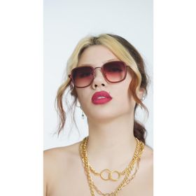 Angel Eyes AE2008C7B4472 Dikdörtgen Bordo Unisex Güneş Gözlüğü