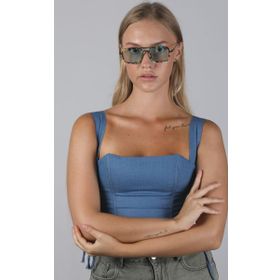 Angel Eyes AE2032C15 Yeşil Camlı Desenli Çerçeveli Kadın Güneş Gözlüğü