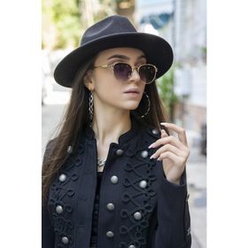 Angel Eyes AE2039C2B4782 Oval Siyah Unisex Güneş Gözlüğü