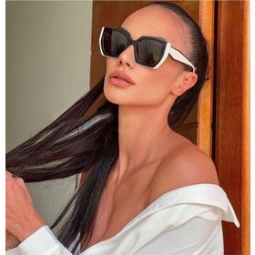Angel Eyes AE2203C2 Mor Camlı Siyah-beyaz Çerçeveli Kadın Güneş Gözlüğü