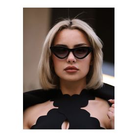 Angel Eyes B3572 Cat Eyes Tasarım Siyah Çerçeve Siyah Cam Kadın Güneş Gözlüğü