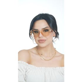 Angel Eyes PR-8802C4 Dikdörtgen şeffaf Çerçeveli Unisex Güneş Gözlüğü