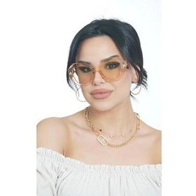 Angel Eyes PR-8802C4 Dikdörtgen şeffaf Çerçeveli Unisex Güneş Gözlüğü