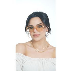 Angel Eyes PR-8802C4 Dikdörtgen şeffaf Çerçeveli Unisex Güneş Gözlüğü