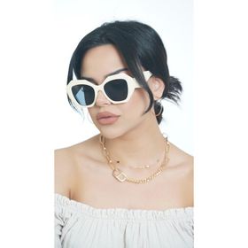 Angel Eyes PR-8802C5 Dikdörtgen Pembe Çerçeveli Unisex Güneş Gözlüğü