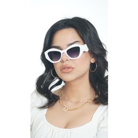 Angel Eyes PR-8803C3 Dikdörtgen Beyaz Çerçeveli Unisex Güneş Gözlüğü