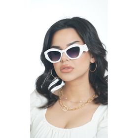 Angel Eyes PR-8803C3 Dikdörtgen Beyaz Çerçeveli Unisex Güneş Gözlüğü