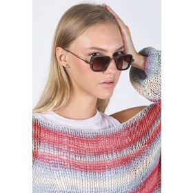 Angel Eyes YW-2023E Kahverengi Dikdörtgen Unisex Güneş Gözlüğü