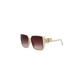 Angel Eyes YW-8366C5 Dikdörtgen Krem Çerçeveli Unisex Güneş Gözlüğü