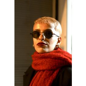 Angel Eyes YW-9030B Yuvarlak Siyah Unisex Güneş Gözlüğü