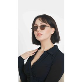 Angel Eyes YW-9030H Yuvarlak Kahverengi Unisex Güneş Gözlüğü