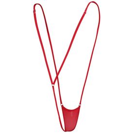 Angel Kadın Kırmızı Askılı Fantezi G String İç Çamaşırı