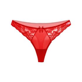 Angel Kırmızı Dantelli Fantezi G String Külot