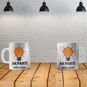 Angel Of Life Ak Parti Kişiye Özel Baskılı Yeni Tasarım Sihirli Kupa Bardak