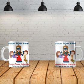 Angel Of Life Anneler Günü 7 Kişiye Özel Baskılı Yeni Tasarım Kupa Bardak