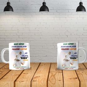 Angel Of Life Babalar Günü 3 Kişiye Özel Baskılı Yeni Tasarım Kupa Bardak
