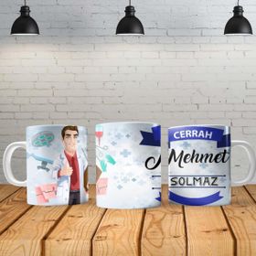 Angel Of Life Cerrah Erkek Kişiye Özel Baskılı Yeni Tasarım Sihirli Kupa Bardak