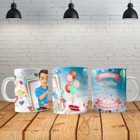 Angel Of Life Doğum Günü Baba Kişiye Özel Baskılı Yeni Tasarım Sihirli Kupa Bardak