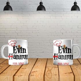 Angel Of Life Evin Hanımı Kişiye Özel Baskılı Yeni Tasarım Kupa Bardak