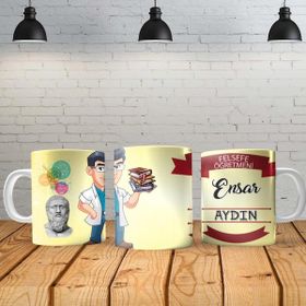Angel Of Life Felsefe Öğretmeni Kişiye Özel Baskılı Yeni Tasarım Sihirli Kupa Bardak