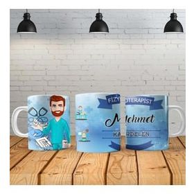 Angel Of Life Fizyoterapist Erkek Kişiye Özel Baskılı Yeni Tasarım Sihirli Kupa Bardak