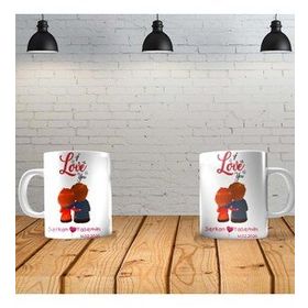 Angel Of Life I Love You 4 Kişiye Özel Baskılı Yeni Tasarım Sihirli Kupa Bardak