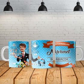 Angel Of Life İnsan Kaynakları Müdürü Kişiye Özel Baskılı Yeni Tasarım Sihirli Kupa Bardak