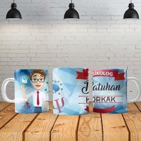 Angel Of Life Psikolog Kişiye Özel Baskılı Yeni Tasarım Sihirli Kupa Bardak
