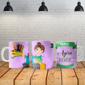 Angel Of Life Terzi Kişiye Özel Baskılı Yeni Tasarım Sihirli Kupa Bardak