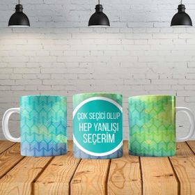 Angel Of Life Yazı Baskılı Model 5 Kişiye Özel Baskılı Yeni Tasarım Kupa Bardak