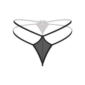 Angel Transparan Siyah Fantazi Külot String
