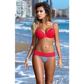 Angelsin Kırmızı Destekli Bikini Takım