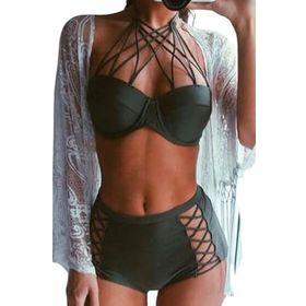 Angelsin Swimwear Haki Yeşil Bikini Üstü