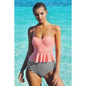 Angelsin Yüksek Bel Bikini Takım